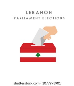 Lebanon Elections Vektor Work