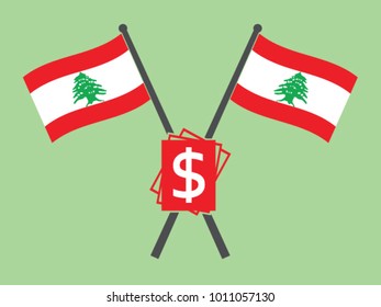Lebanon Emblem Dollar Bill