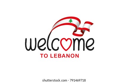 Lebanon flag background