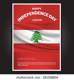 Lebanon Independence Day poster