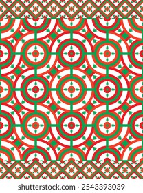 lebanon pattern. mandala background. geometric texture for decoration. vector illustration