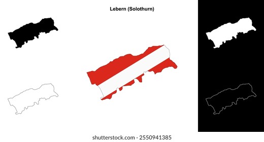 Lebern leeres Gliederungskartenset