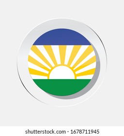 Lebowa country flag circle icon with a white background
