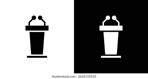 Lectern icon concept, vector illustration