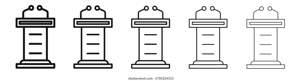 Lectern icon design, logo, app, UI. Vector illustration, EPS