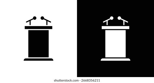 Lectern icon. graphic design vector symbols pack