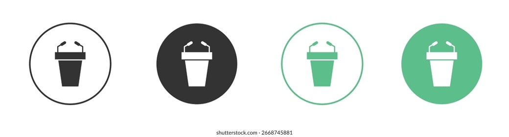 Lectern icon for your website or app. eps10