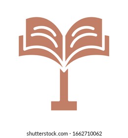 linterna sobre fondo blanco, icono de estilo de silueta, ilustración vectorial