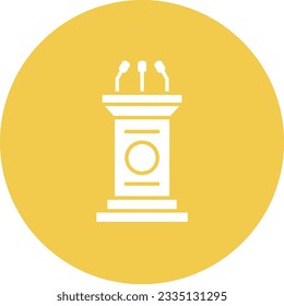 Lectern vector icon. Can be used for printing, mobile and web applications.