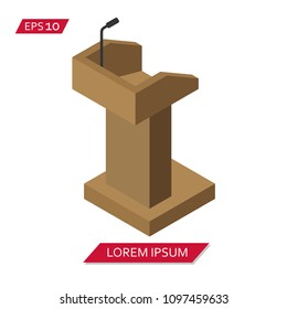 lectern vector icon symbol