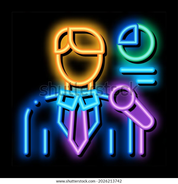 Lector Infographic Neon Light Sign Vector Stock Vector (Royalty Free ...