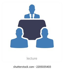 Lecture And Conference icon concept