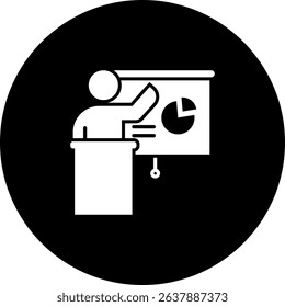 Lecture Icon Element For Design