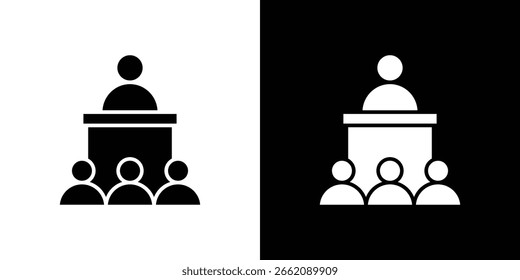 Vetores de glifos de ícones de lição. Pacote simples da Web.