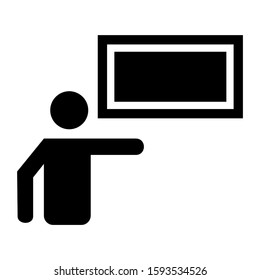 lecture icon isolated sign symbol vector illustration - high quality black style vector icons
