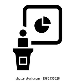 lecture icon isolated sign symbol vector illustration - high quality black style vector icons
