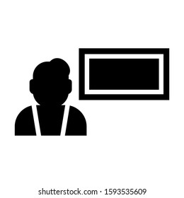 lecture icon isolated sign symbol vector illustration - high quality black style vector icons
