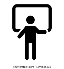 lecture icon isolated sign symbol vector illustration - high quality black style vector icons
