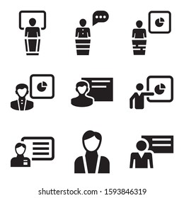 lecture icon isolated sign symbol vector illustration - Collection of high quality black style vector icons
