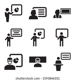lecture icon isolated sign symbol vector illustration - Collection of high quality black style vector icons
