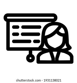 lecture icon or logo isolated sign symbol vector illustration - high quality black style vector icons
