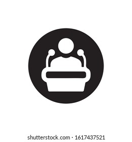 Lecture icon vector. Lecture illustration
