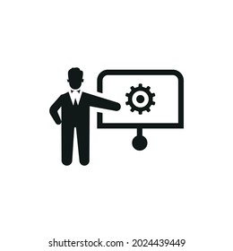 Lecture icon, vector Lecture icon, vector illustration