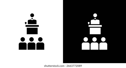 Ilustração de vetor de ícone de lição - Coleção de ícones de vetor de estilo preto de alta qualidade