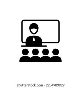 Lecture icon in vector. Logotype