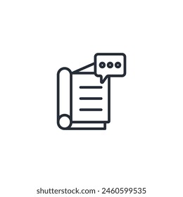 lecture icon. vector.Editable stroke.linear style sign for use web design,logo.Symbol illustration.