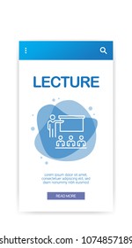 LECTURE INFOGRAPHIC CONCEPT
