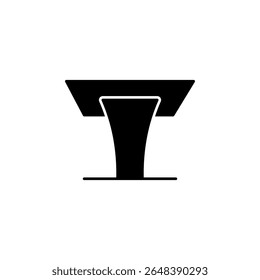 lecture podium, podium, conference, presentation icon