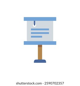 Lecture Stand Icon for Presentations
