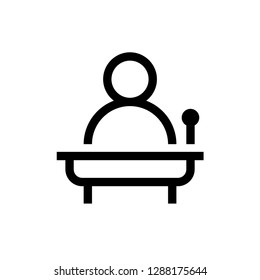 lecturer favorites icon vector