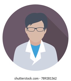 
Lecturer Flat Colored Icon
