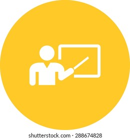 Lecturer, professor, tutor icon vector image. Can also be used for education, academics and science. Suitable for use on web apps, mobile apps and print media.