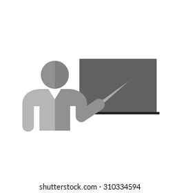 Lecturer, professor, tutor icon vector image. Can also be used for education, academics and science. Suitable for use on web apps, mobile apps and print media.