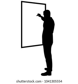 Lecturer, Teacher, Silhouette