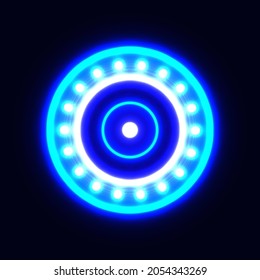 LED blue light modern design illustration