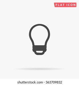 Led Bulb Icon Vector. 