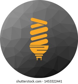 Led bulb icon for your project
