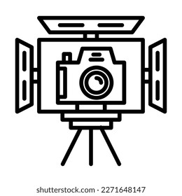 Led Camera Icon Design For Personal And Commercial Use