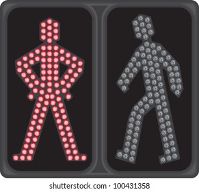 LED crosswalk signal