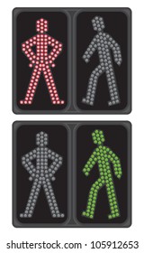 LED crosswalk signal