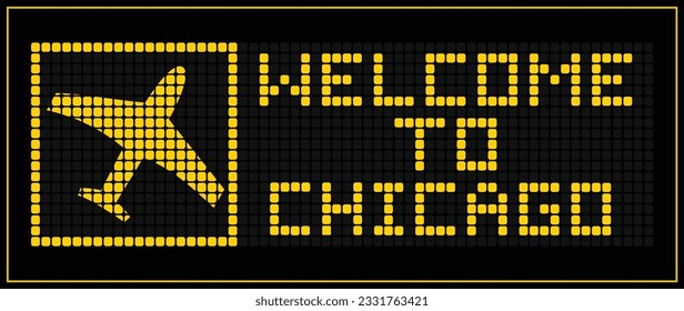 LED Digital-Platine-Display-Text GUKOMMEN TO chicago