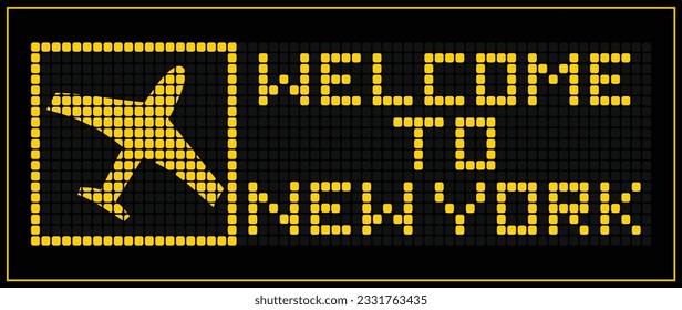 LED Digital-Motherboard-Display-Text GUCOME TO new york