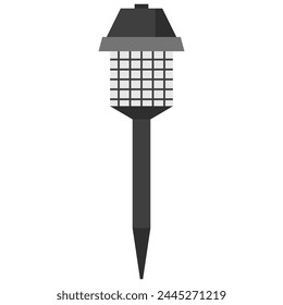 Led garden lamp vector cartoon illustration isolated on a white background.