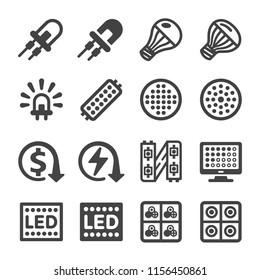 LED icon set