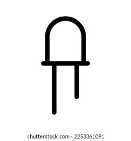 Led Icon Vector Symbol Design Illustration