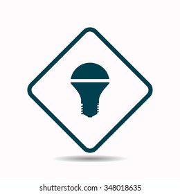 LED lamp icon